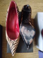 Franco Russo Napoli Pumps 39 Zebra print, Leder