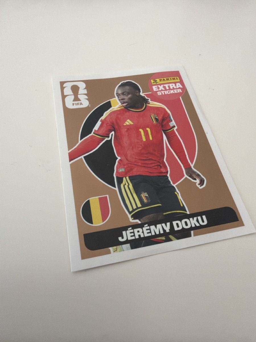 Panini Carte collezionabili: Panini Jérémy Doku Extra Sticker Bronze – Nuovo (secondo la descrizione) da Villars-Sur-Glâne venduto da alainst12 1