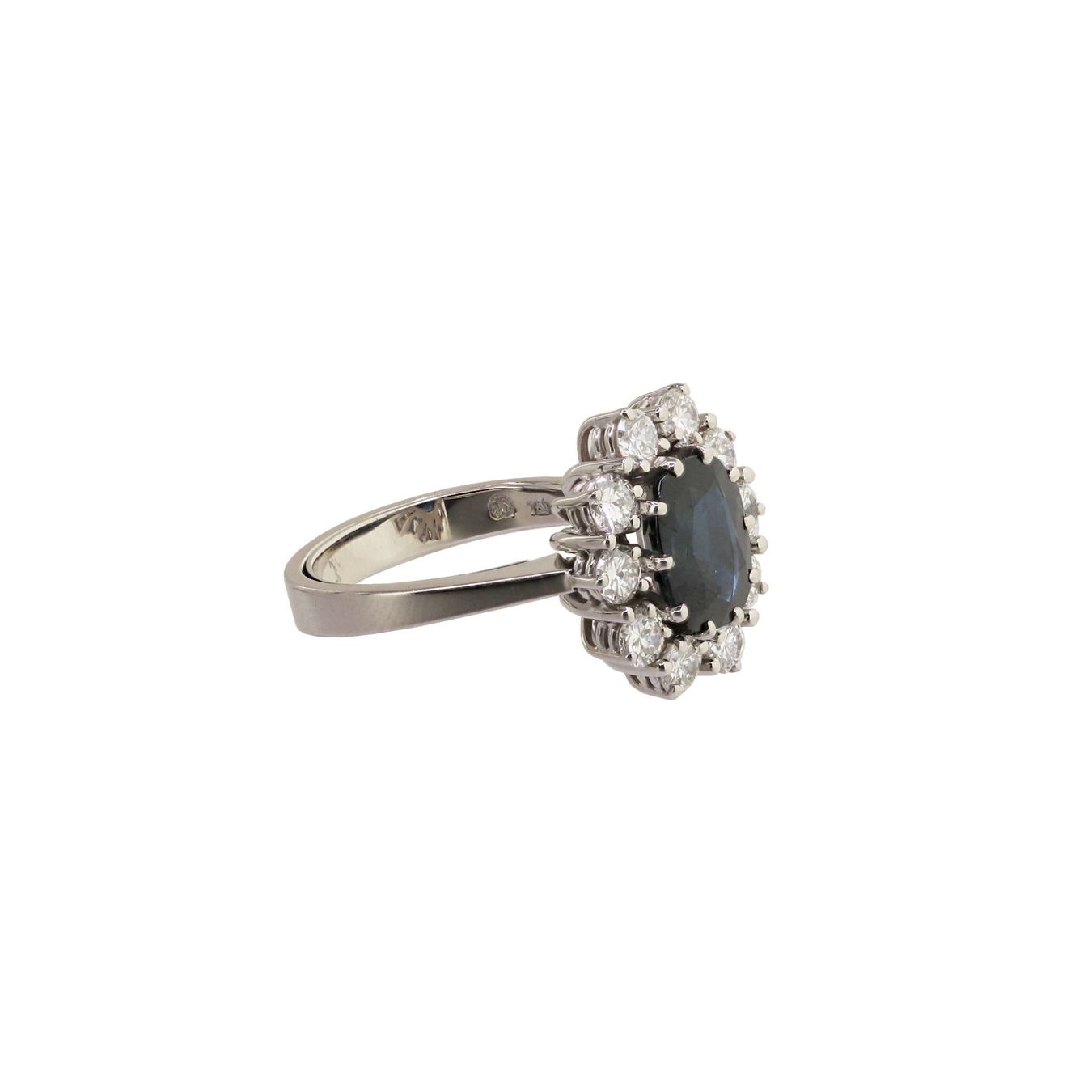 Anelli: Saphir Diamant Ring, von Walter Meier Zürich – Usato da Zürich venduto da Vintage-Jewellery 4