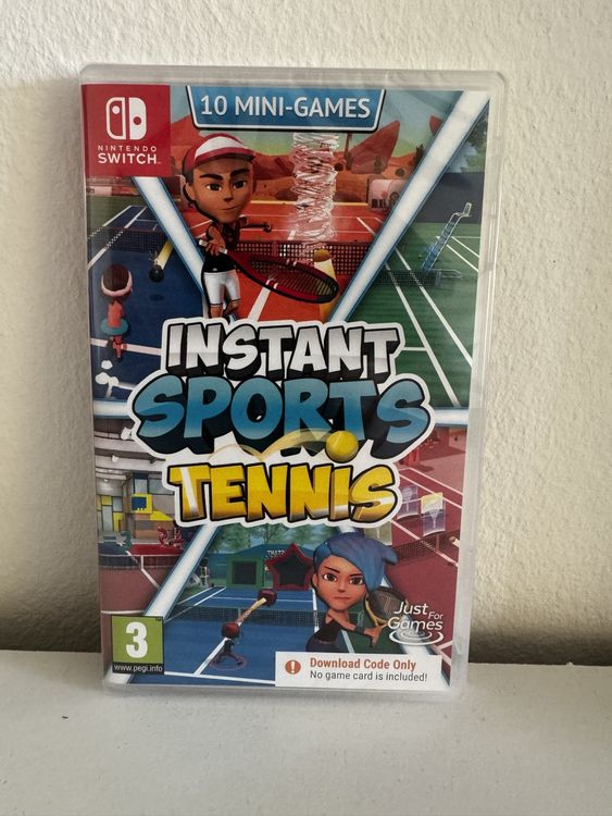 Jeu Instant Tennis Pour Nintendo Switch - Neuf Sous Film - Sport Et Fun