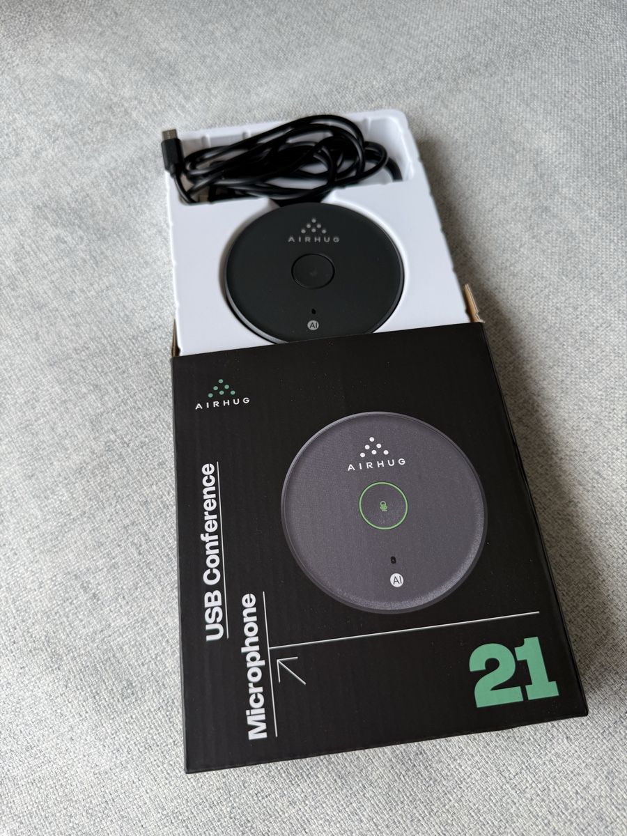 Microfoni: AIRHUG 21 USB Conference Microphone – Nuovo (secondo la descrizione) da Zürich venduto da YanaZam 5