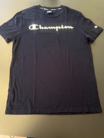 *CHAMPION* T-SHIRT GR.S dunkelblau/Aufdruck weiss unisex NEU