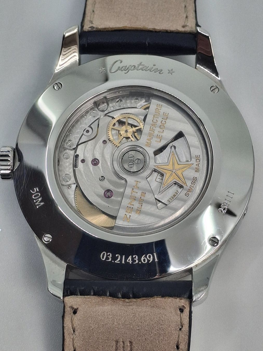 Zenith Orologi: Zenith 'BigDate' Captain – Usato da Basel venduto da Swastikapower 4