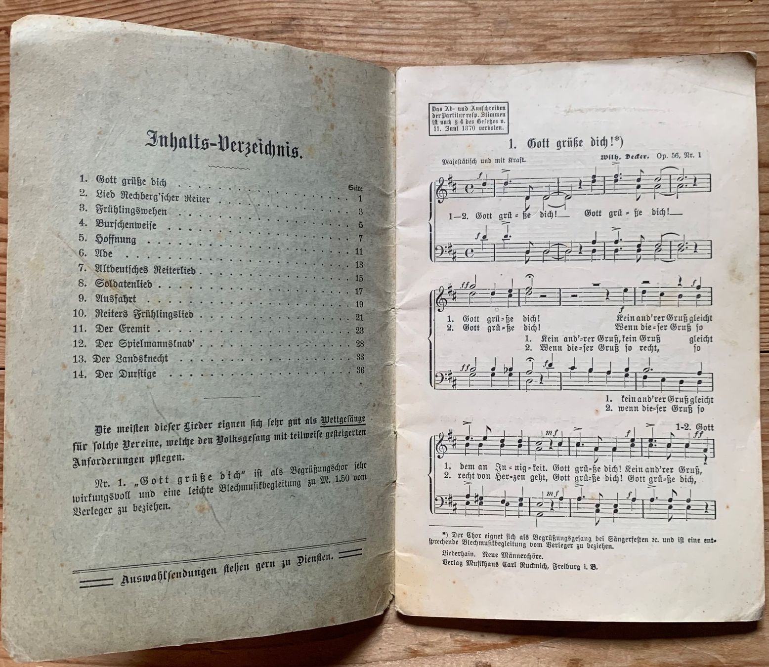 Libri: 4 alte Liederbüchlein aus der Schweiz – Usato da Goldingen venduto da Bergler012 5