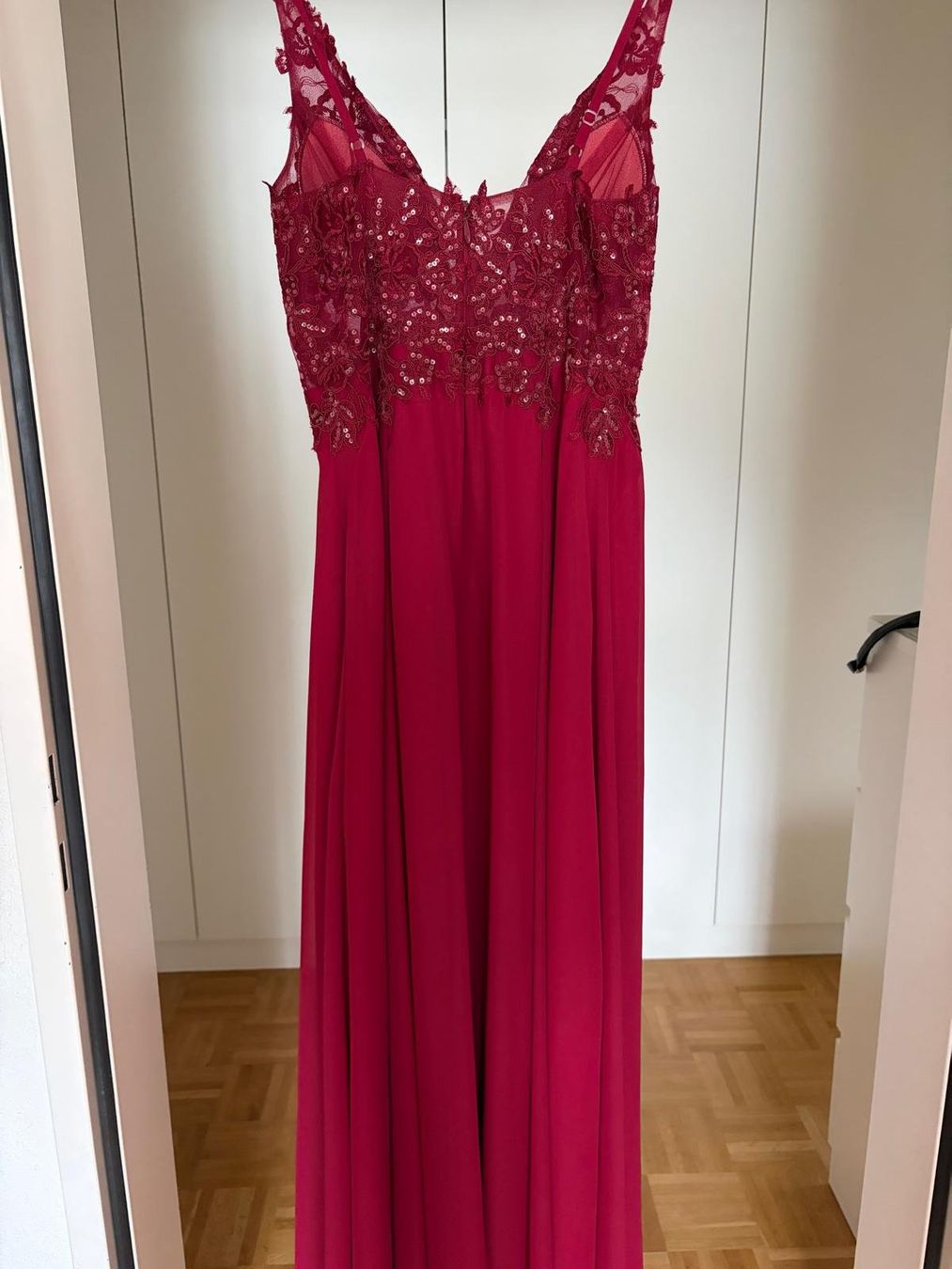 Kleider: Festkleid rot Gr. 36 – Gebraucht aus Rothenburg von Fbuesche1 3