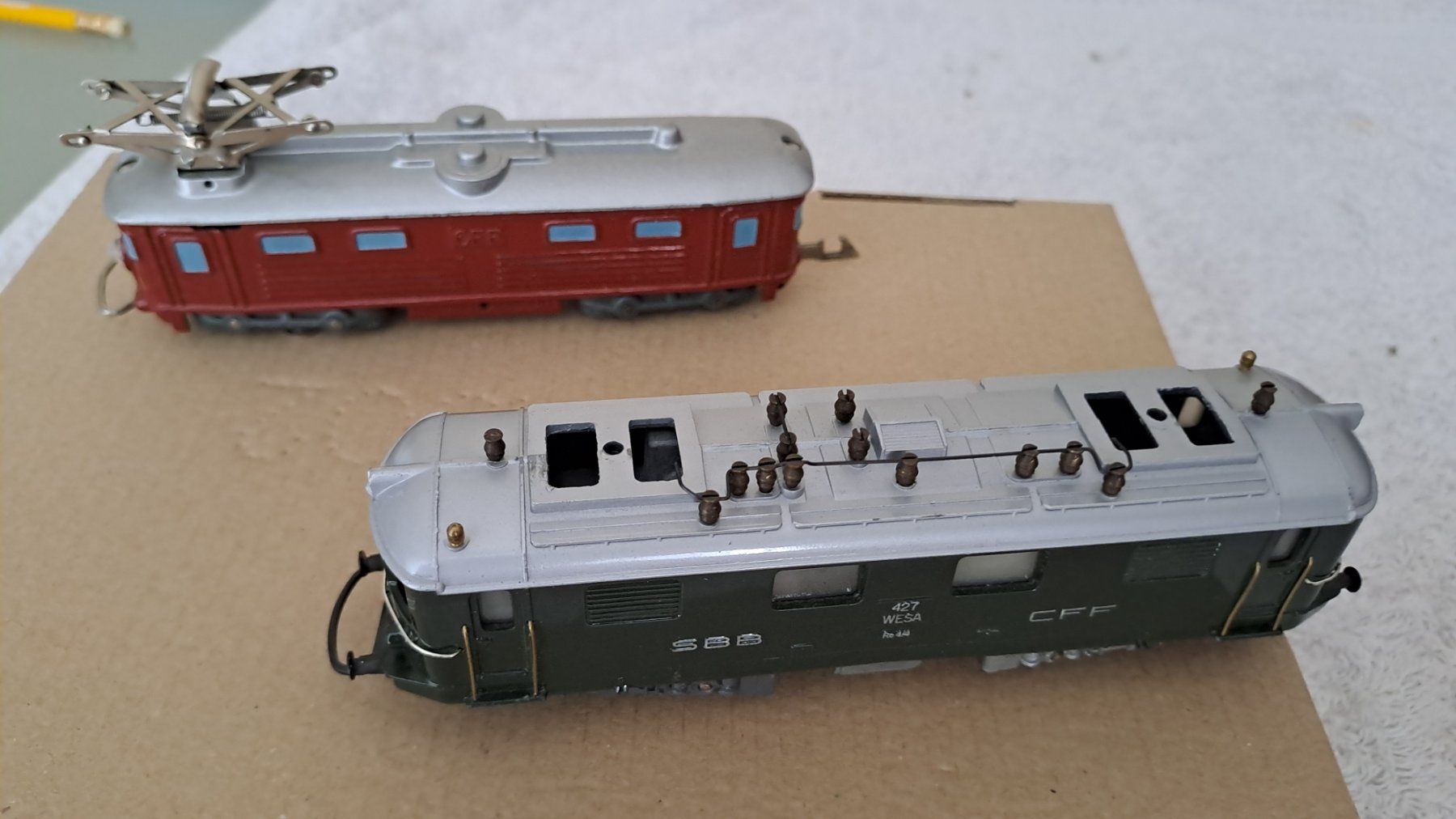 Wesa Trains électriques: WESA 2 Loks / 28 – Défectueux à Winterthur par Riebeli333