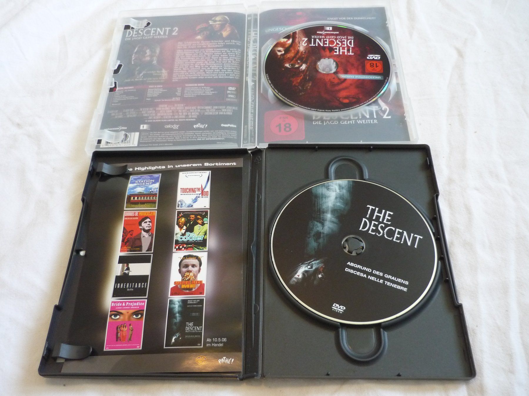 Alle DVDs: 2x DVD Horror - The Descent 1 + 2 – Gebraucht aus Beringen von zzRegal 3