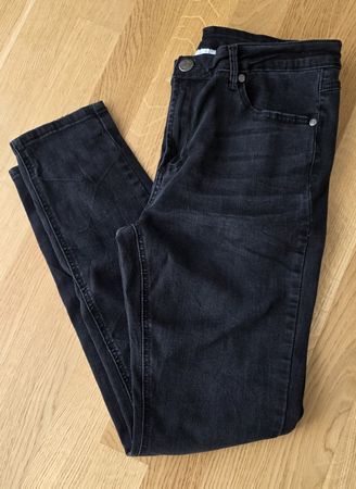 Damen Jeans.PUSH Up,Schwarz,Gr.42
