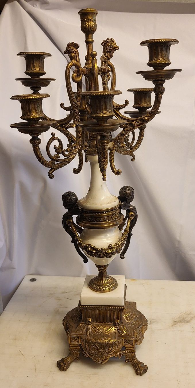 Portacandele: Candélabre Brevettato a 7 branches. – Usato da Villars-sur-Glâne venduto da rifzari