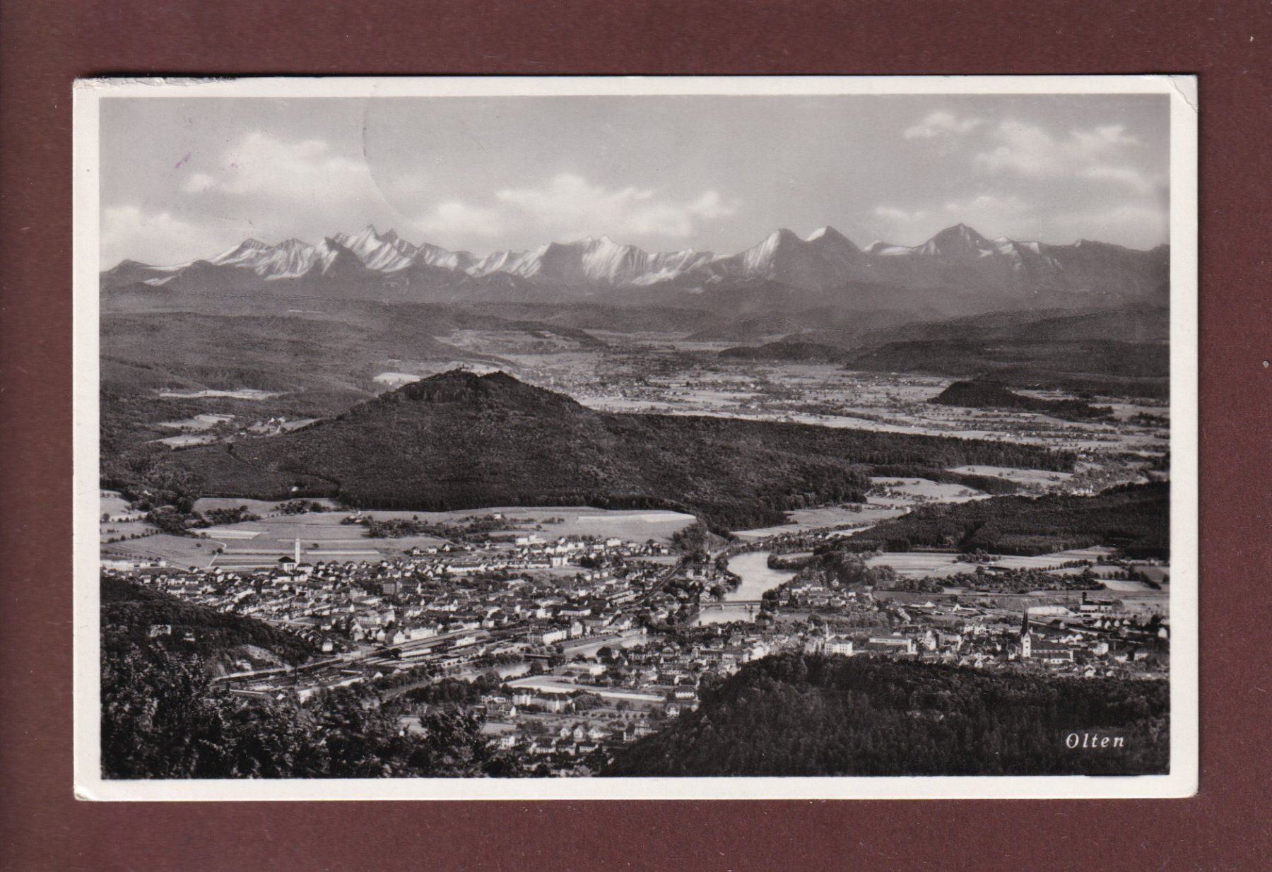 Cartoline postali: OLTEN - 1935 – Usato da Pully venduto da nicecards