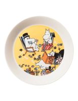 4 x Iittala Moomin: Teller Misabel gelb 19cm