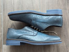 Italienische Lederschuhe Gr 40 - komplett neu