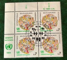 4 er Block Nations Unies gestempelt  ﻿Siehe Original Fotos. 