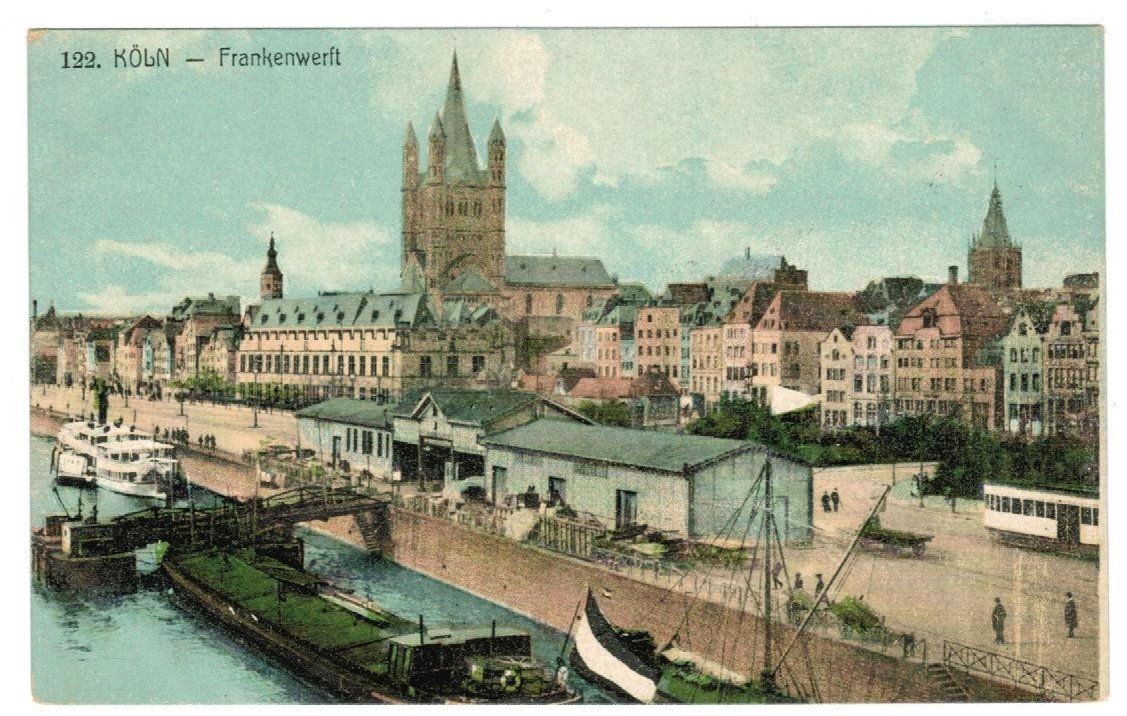 Cartoline postali: AK Köln Frankenwerft – Usato da Zürich venduto da Tolima194