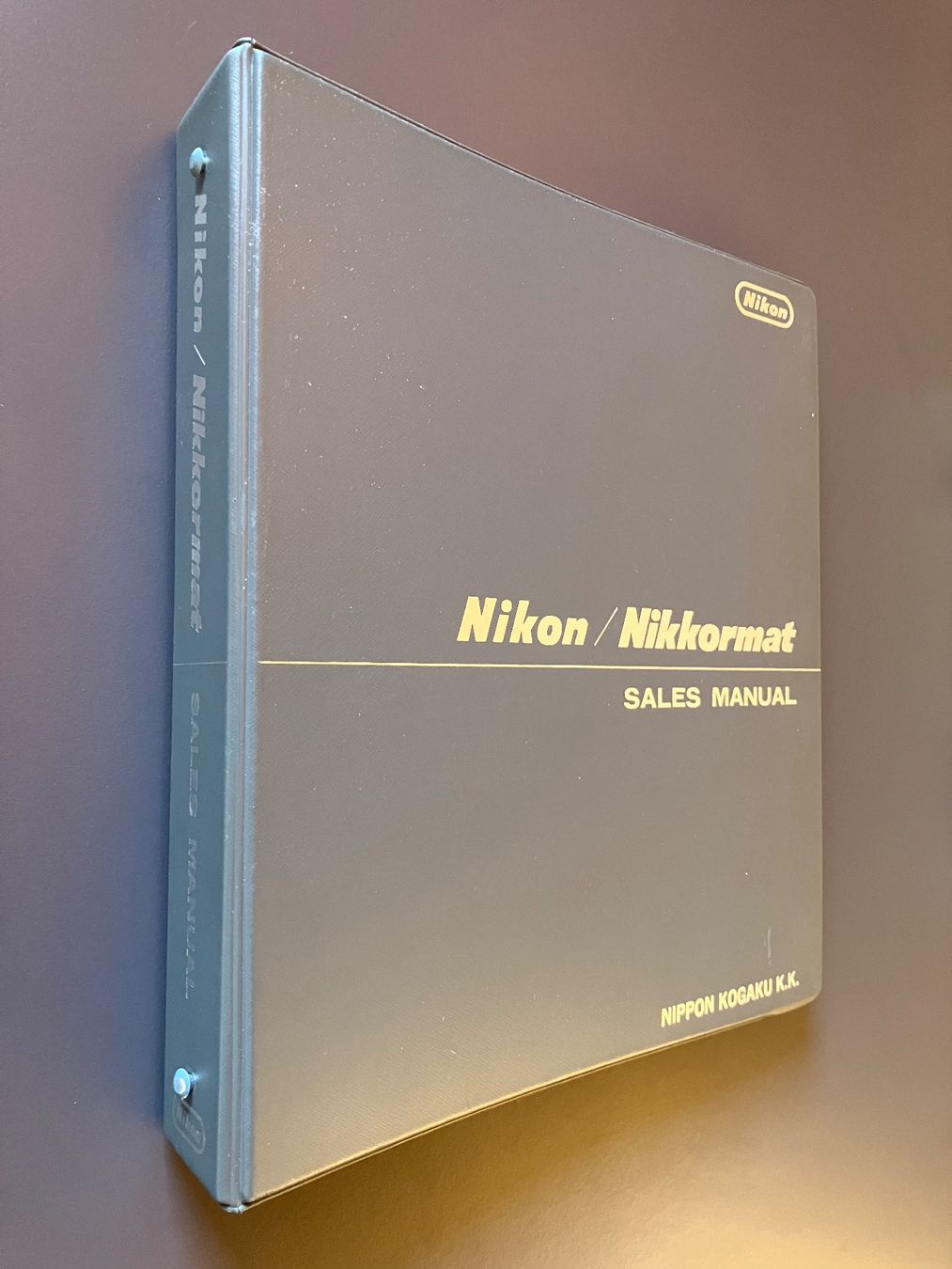 Bücher: 2 original NIKON SalesManual Ordner-1960er und 1970er Jahre – Gebraucht aus Eschlikon TG von mixvit 2