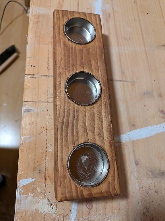 Kerzenständer: Kerzenhalter aus Holz – Gebraucht aus St. Gallen von Carlosjmlp 1