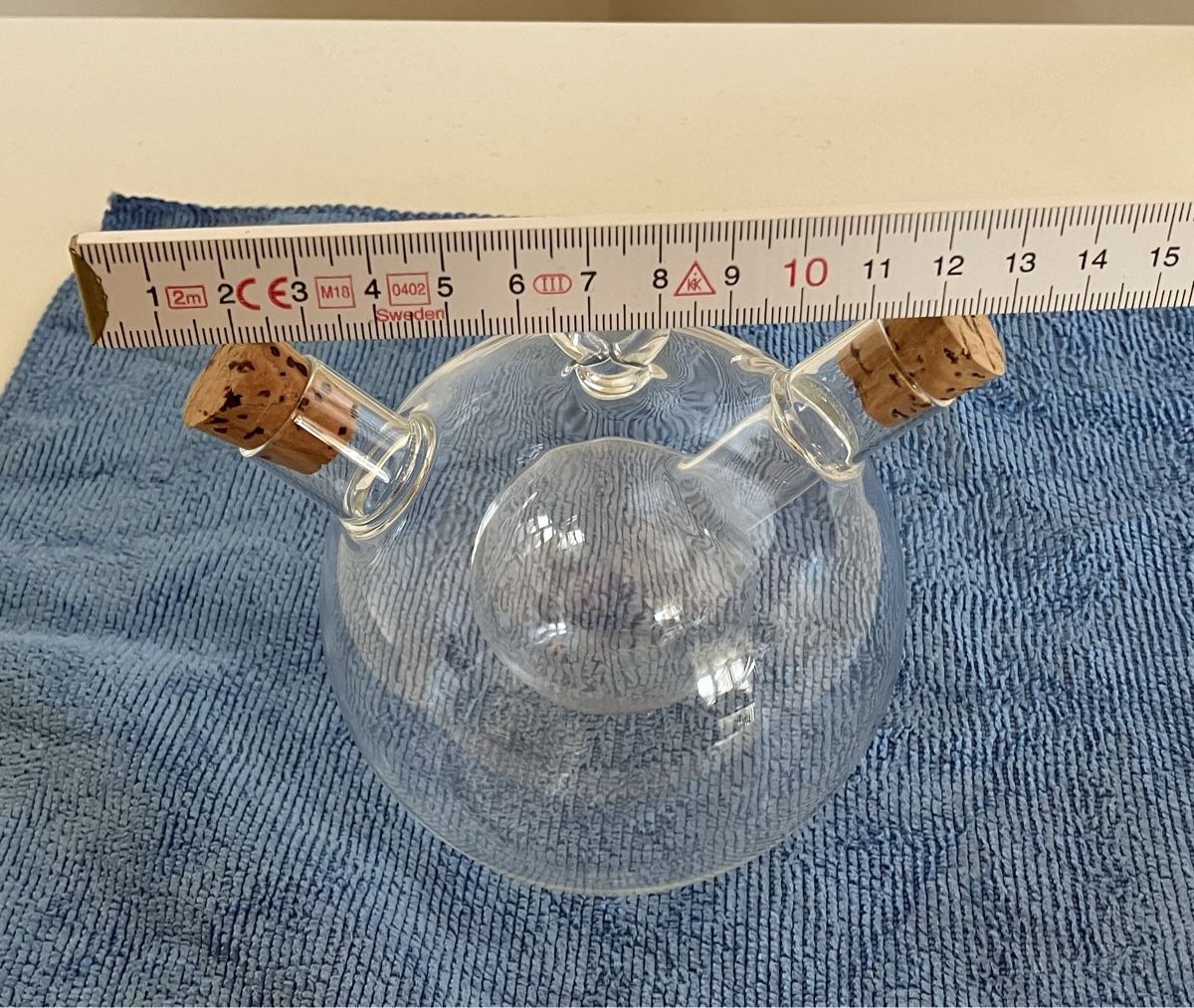Caraffe: Glas Karaffe Essig- & Ölflasche 2in1 neu – Nuovo (secondo la descrizione) da Neschwil venduto da Luna19610 3