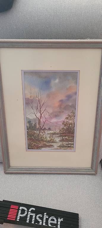 Dipinti: Aquarelle encadrée, paysage – Usato da Vésenaz venduto da emose 2