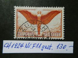CH 1924 Nr. F11 schön gestempelt
