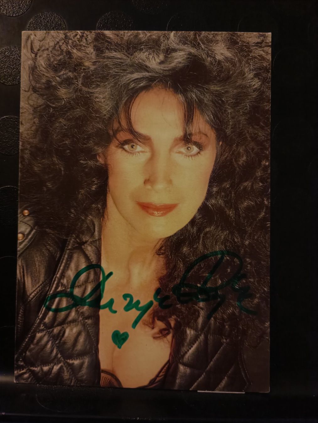 Autografi: Dunja Rajter - handsignierte Autogrammkarte – Usato da Menziken venduto da Artographs