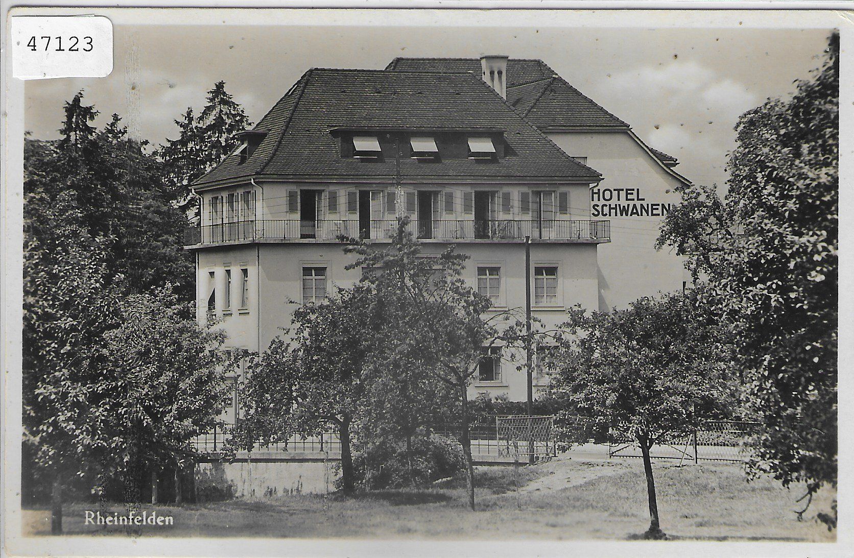 Cartes postales: Rheinfelden - Hotel Schwanen – D'occasion à Ettingen par Kartenplanet