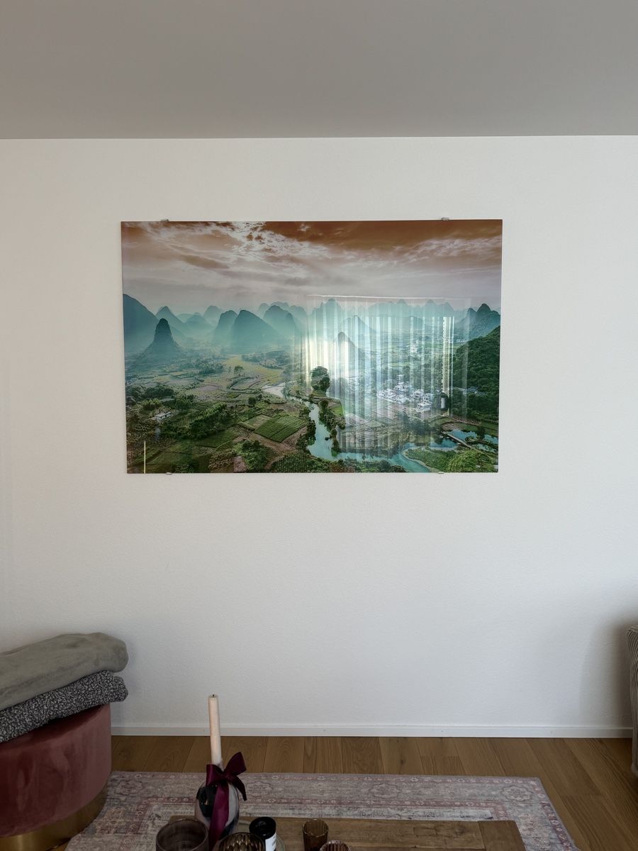 Foto & Immagini: Wunderschönes Glasbild mit Bergpanorama, Top Zustand! – Nuovo (secondo la descrizione) da Eglisau venduto da Soysal