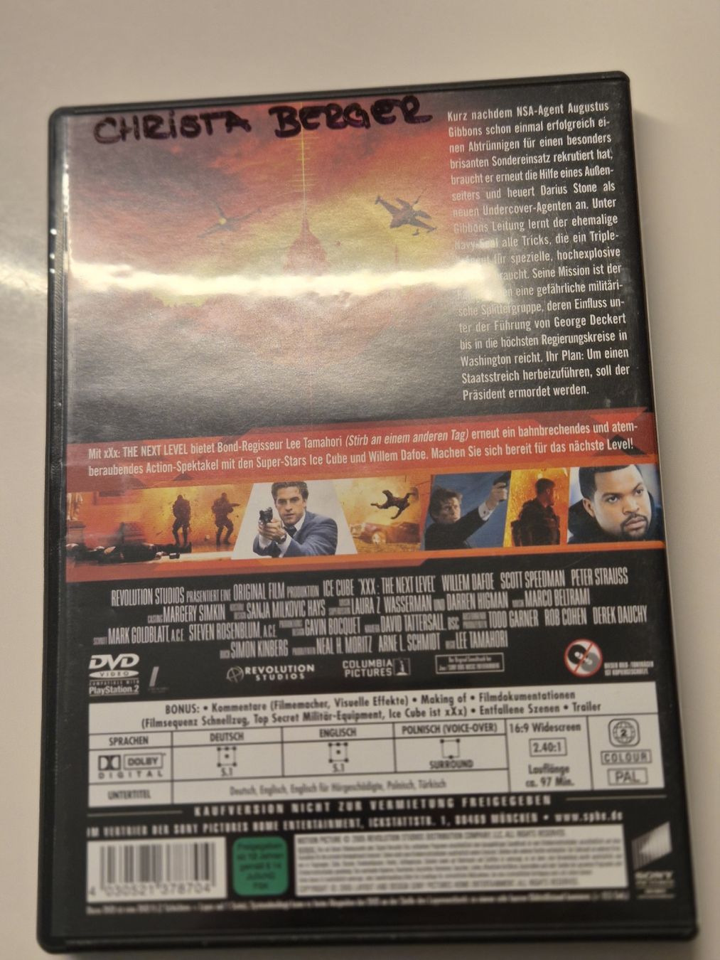 Tous les DVDs: DVD XXX The Next Level  – D'occasion à Krauchthal par SamsPuce 1