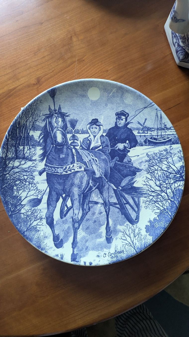 Teller: Blaue Delft Teller – Gebraucht aus Basel von royam91 3