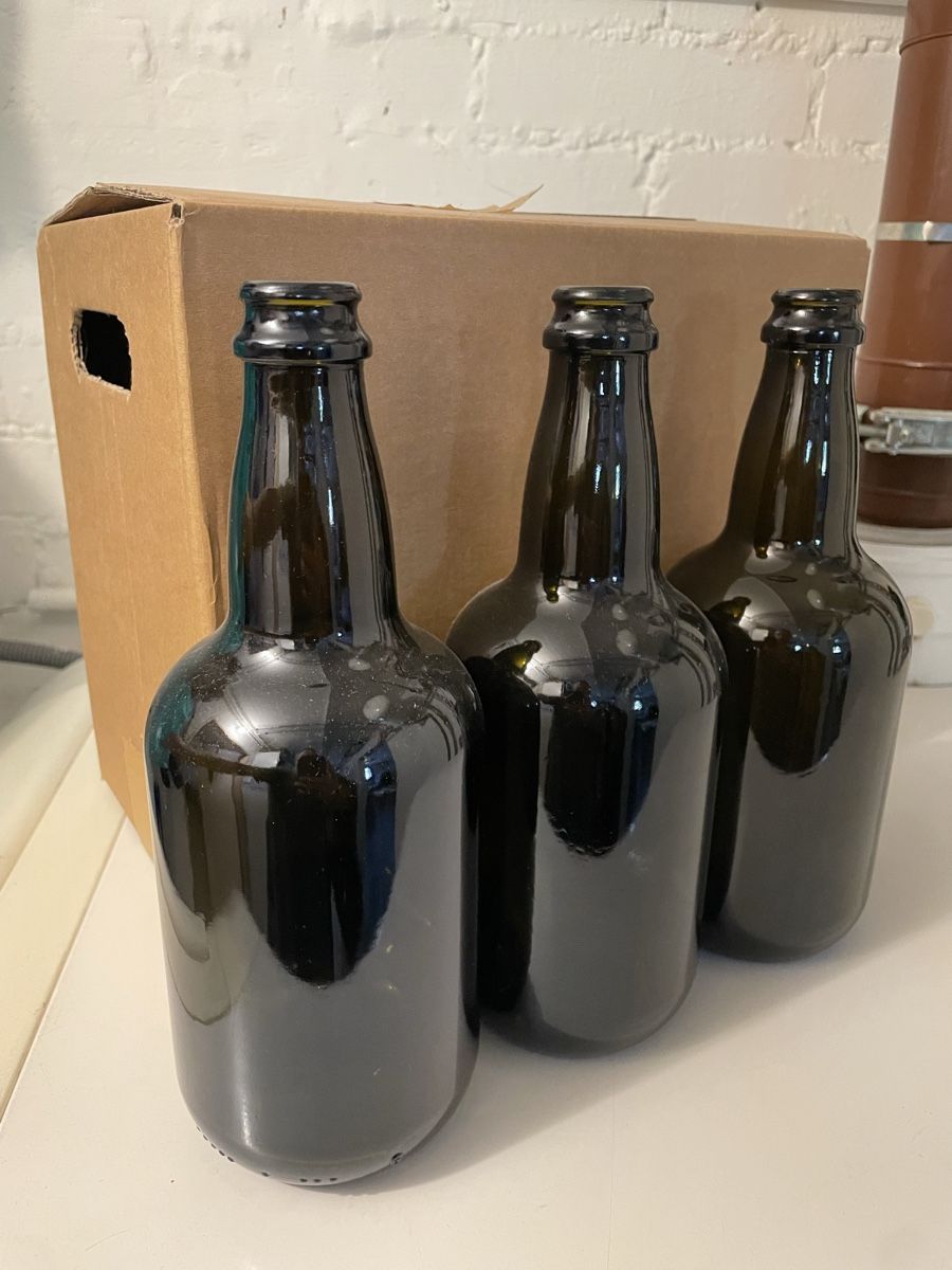 Gläser, Krüge & Flaschen: Flasche 75 cl braun neu verpackt – Gebraucht aus Bad Zurzach von Flaedi27