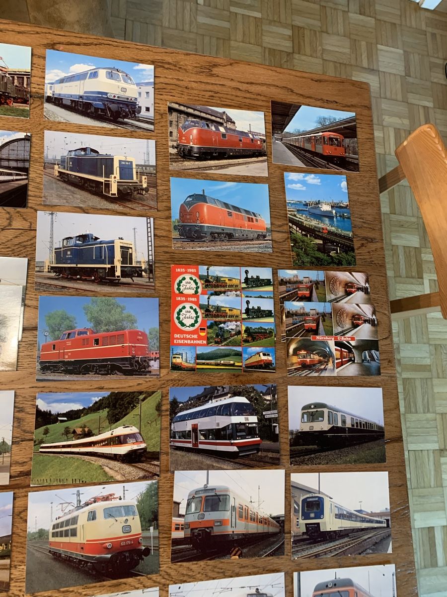 Modelleisenbahnen: Deutsche Diesel - E - Loks, andere, Bilder- Postkarten 33 St – Gebraucht aus Winden von EmilNeu 2