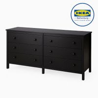IKEA Kommode KOPPANG Kom 6 172x44x83 schwarzbraun