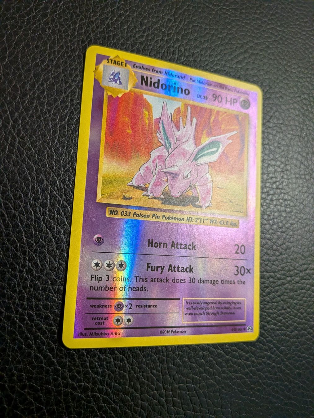 Pokémon Carte collezionabili: Evolutions Nidorino reverse 44/108 Ab 1 – Usato da Paradiso venduto da Pkmn10 1