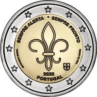 Portugal - 2 Euro (Scouting) 2025 UNC