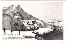 GSTAAD-Lenk via TREUTLISBERG mit SPITZHORN (Skifahrt) 1920