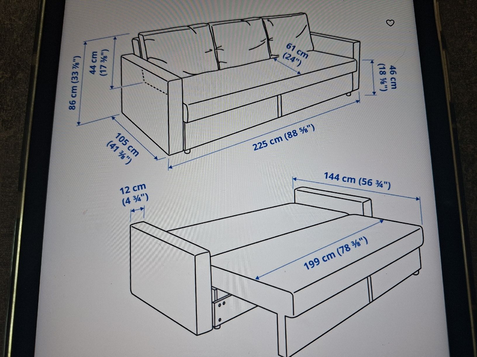 Divani: 3er-Bettsofa – Nuovo (secondo la descrizione) da Basel venduto da mp72 9