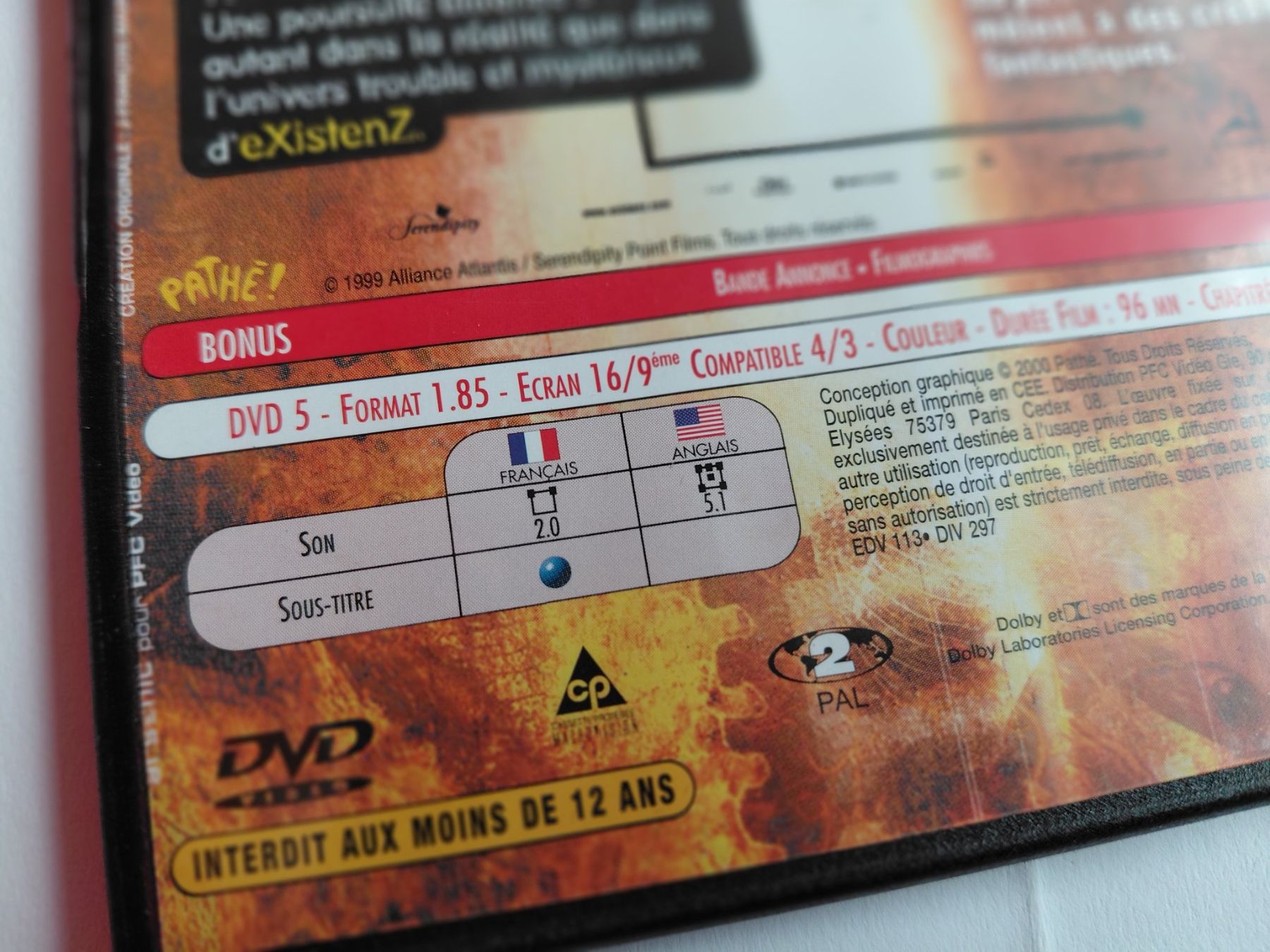 Alle DVDs: EXISTENZ – Gebraucht aus Denges von Hellboy10 2