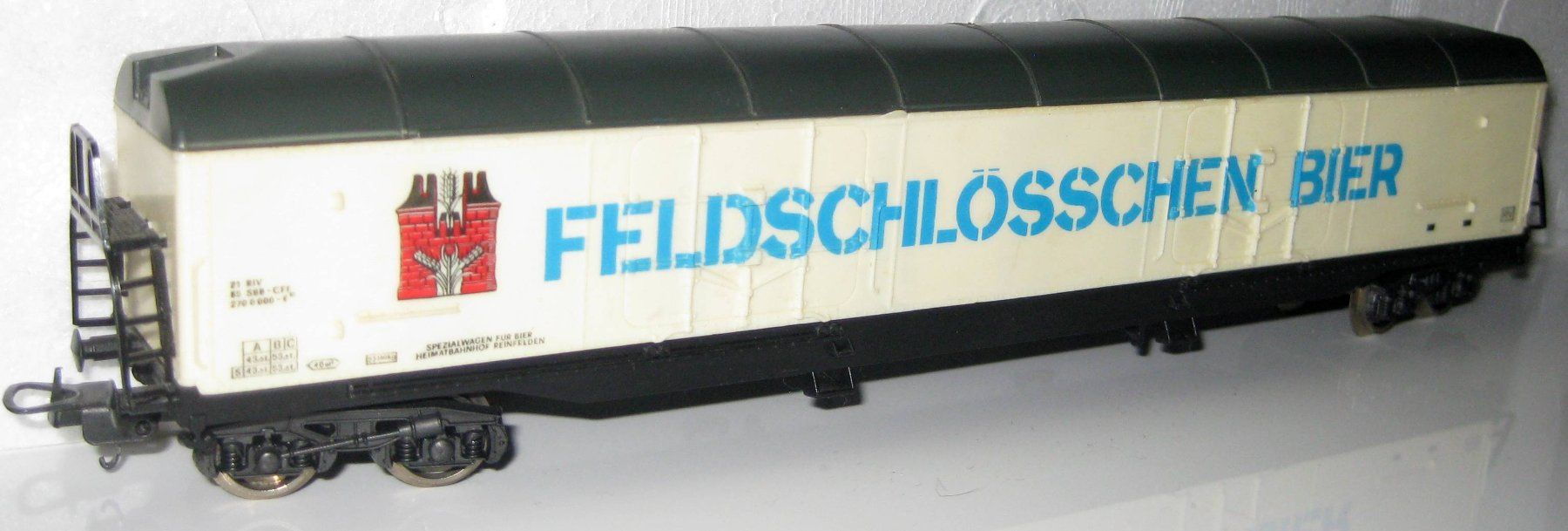 Lima Modelleisenbahnen: LIMA 303195 Feldschlösschen Bier, DC, Ep.IV, DC, OVP – Gebraucht aus Yverdon les Bains von f751m