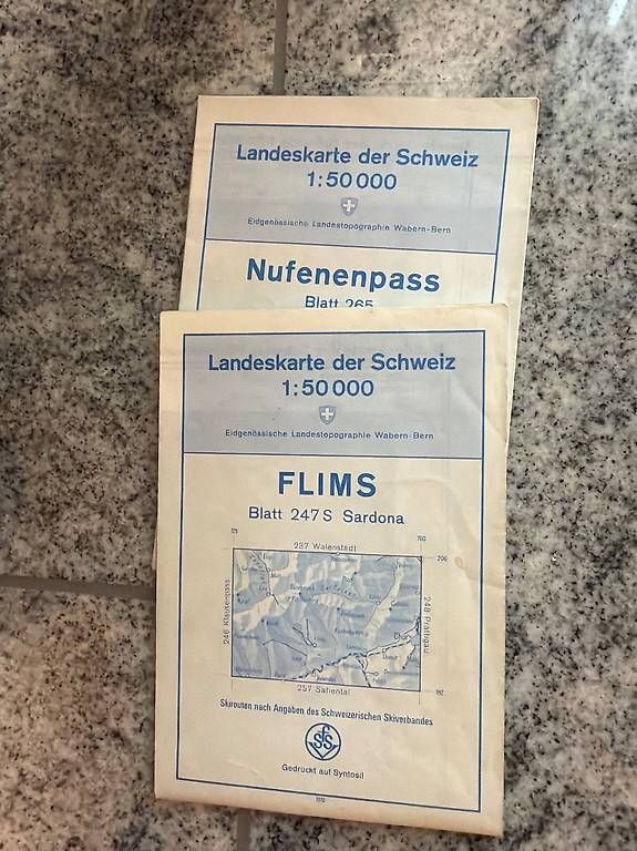 Landkarten & Atlanten: Div. Berg/Skitoren Landkarten – Gebraucht aus Siebnen von mardie09 2