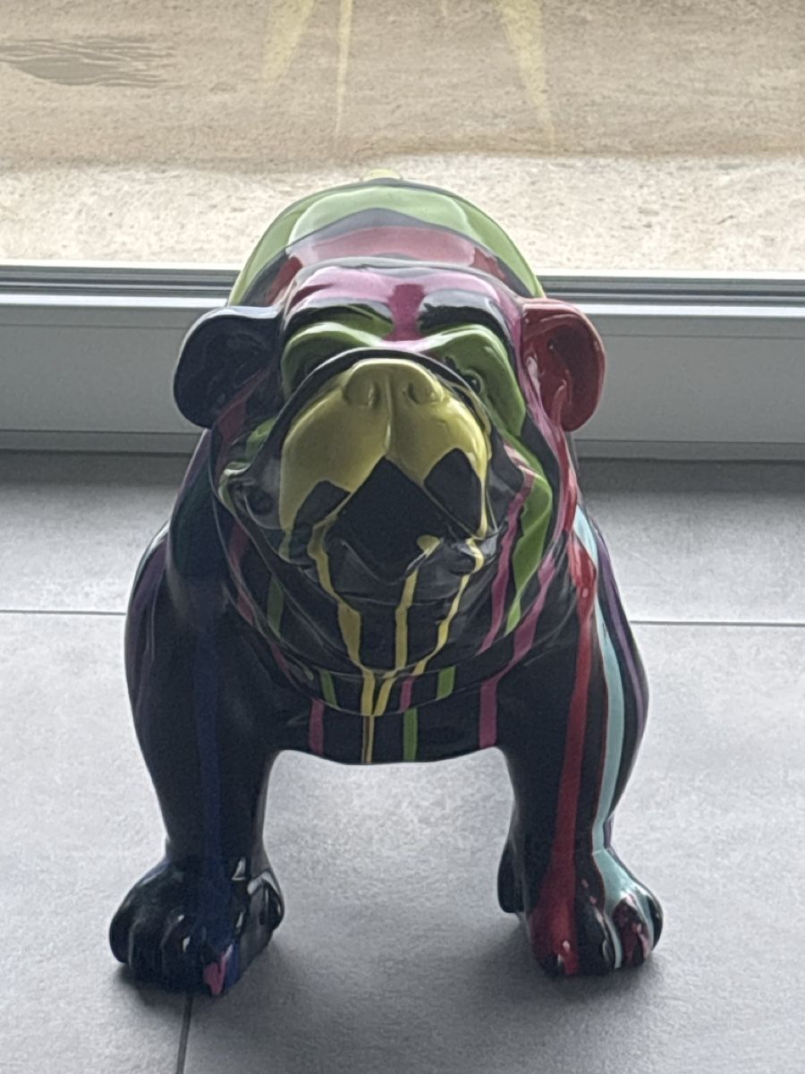 Statuette: Statut chien design colorée - Objet de décoration – Nuovo (secondo la descrizione) da Glovelier venduto da Jubo1