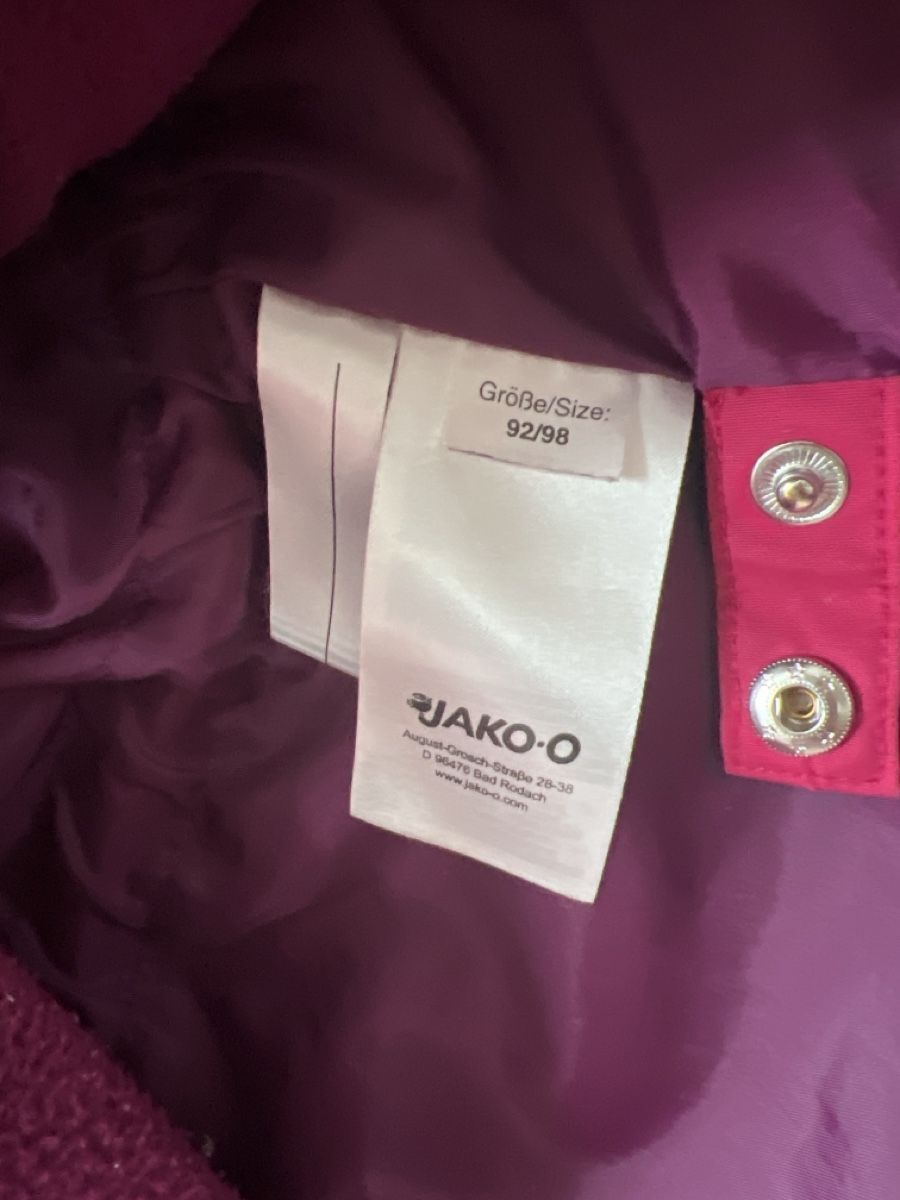 Giacche & Cappotti: Jako-O Mädchen Winterjacke Gr. 92/98 – Usato da Güttingen venduto da Windpower 3