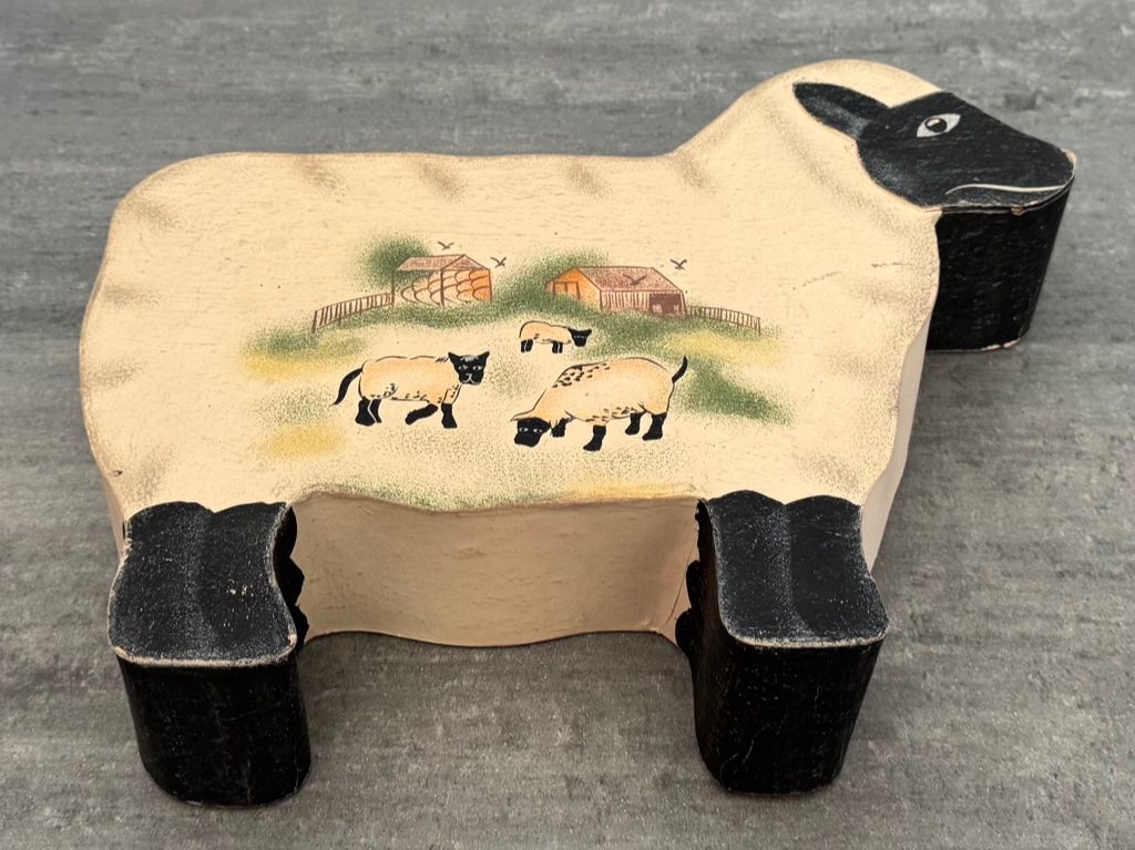 Dosen: Hochwertige Kartonbox - Schaf - Bauernhof - Vintage – Gebraucht aus Zürich von Alot16 1