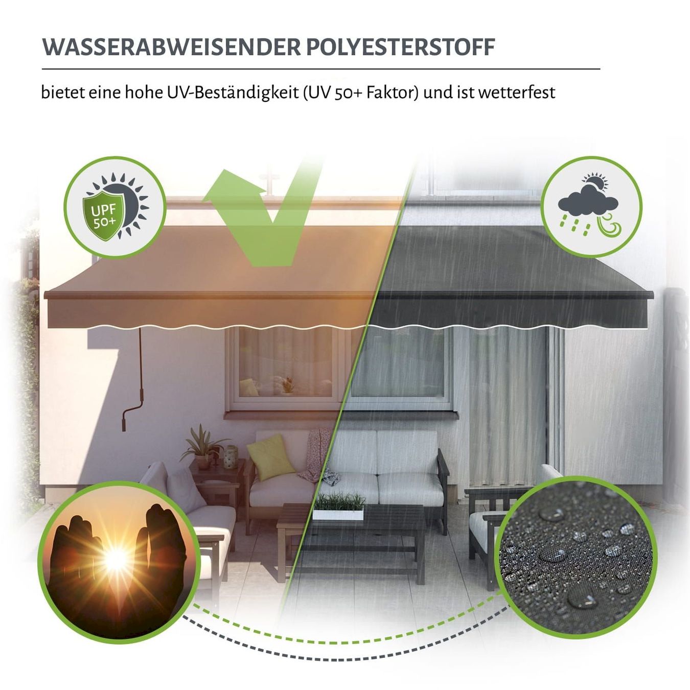 Markisen: Gelenkarmmarkise START 400x250 anthrazit – Neu und originalverpackt aus Bottighofen von zaap 7