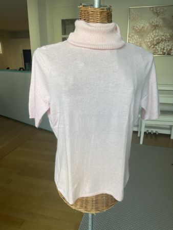Rollkragenpulli, Rosa, (Viskose, Nylon, Angora) S