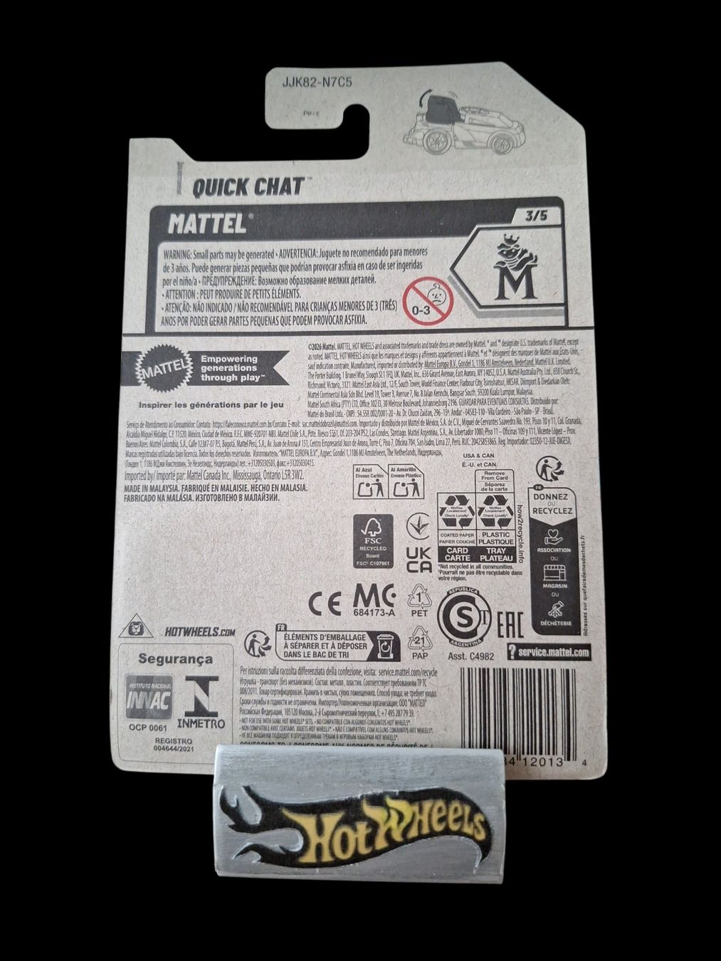 Hot Wheels Modellini d'auto: Hot Wheels Mattel 2026 Quick Chat 3/5 L – Nuovo e nell'imballaggio originale da Adlikon venduto da Mmartin0 1