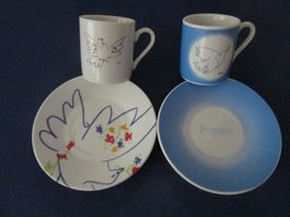 Espresso-Tassen Picasso xl art, succession picasso 2005 neu