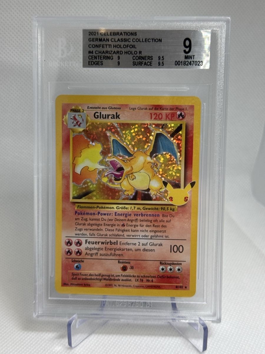 Pokémon Cartes à collectionner: 2021 Charizard celebrations Glurak BGS 9 – Neuf (Voir description) à Thal par SidKu1
