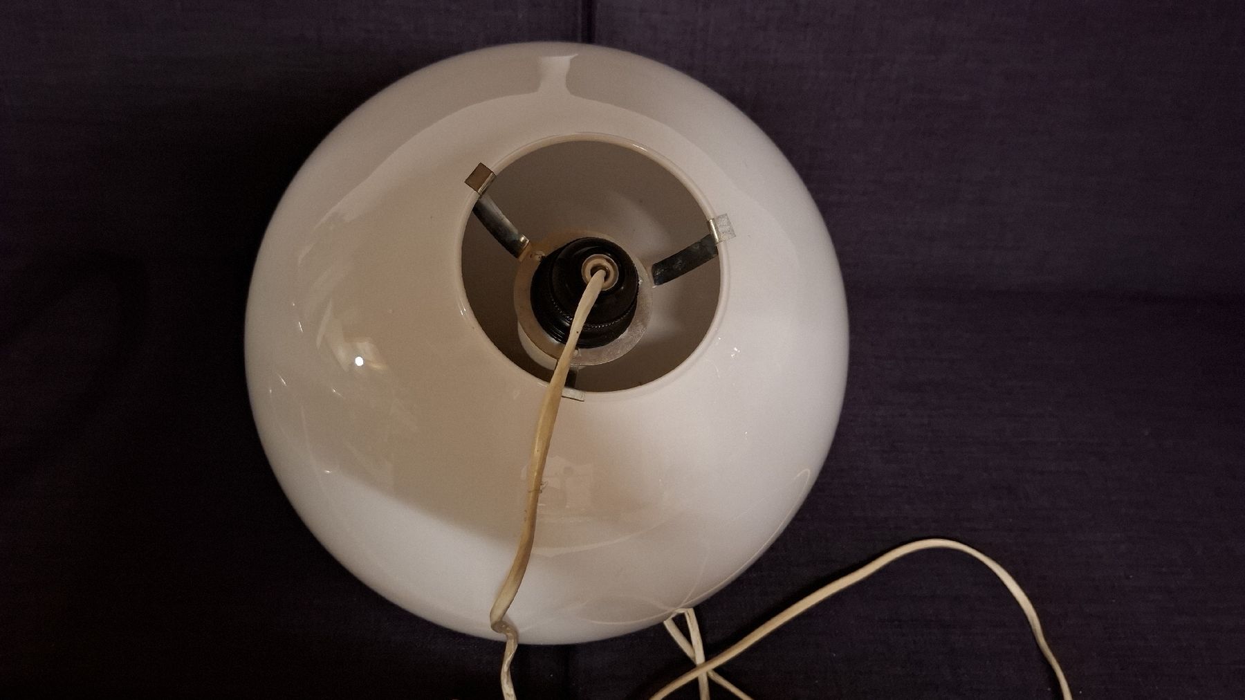 Lampade: Grosse 70er Space age Kugelleuchte Glas, Chrom – Usato da Winterthur venduto da DanielaB07 4