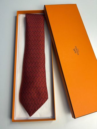 Hermès Muster Krawatte
