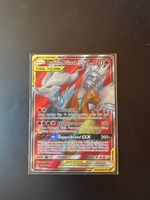 Pokémon Reshiram & Glurak GX TAG TEAM Karte guter Zustand