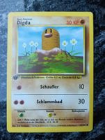 Pokemon Base Set 1 Edition Digda guter Zustand